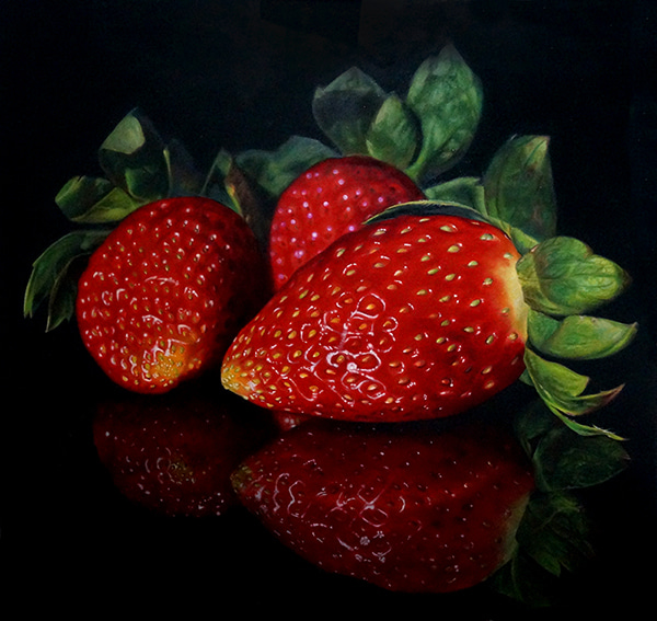 Luscious Strawberries by Anne-Marie Zanetti | Lethbridge Gallery